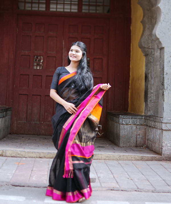 Ganga Jamuna Maheshwari Saree