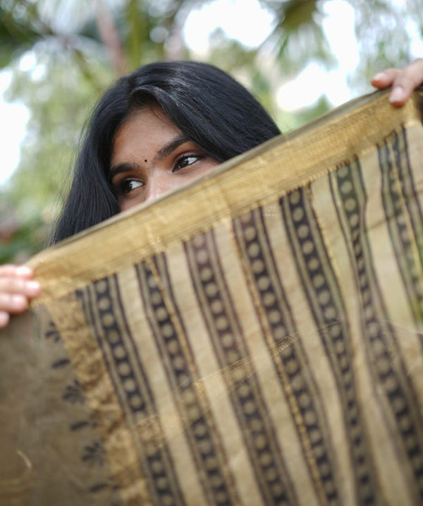 Vanaspati Ajrak Saree