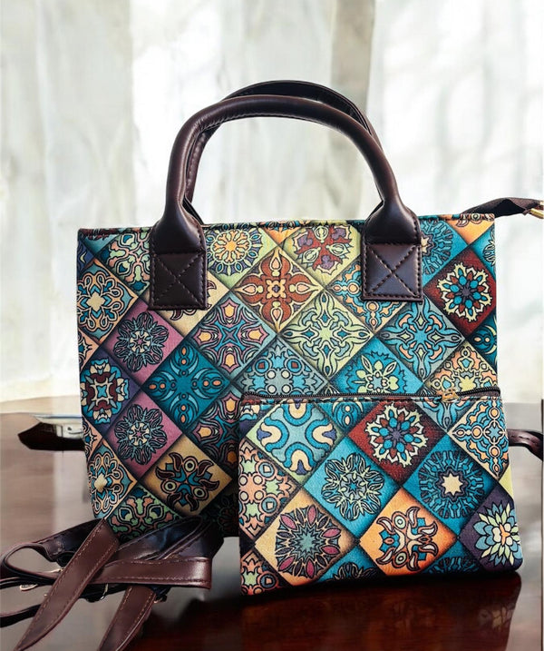 Mosaic Muse handbag by Sadabaharhandloom